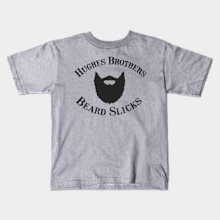 Hughes Brothers Beard Slicks Logo Kids T-Shirt